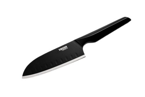 Нож Santoku VINZER Geometry Nero Line 12,7 см (89301) - фото 2