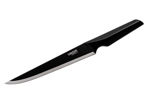 Нож для мяса VINZER Geometry Nero Line 20,3 см. (89303) - фото 2