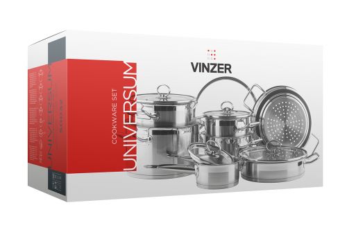 Набор посуды VINZER Universum Compact 9 пр. (50040) - фото 7