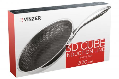 Сковорода VINZER 3D Cube Induction Line 20 см (50400) - фото 7