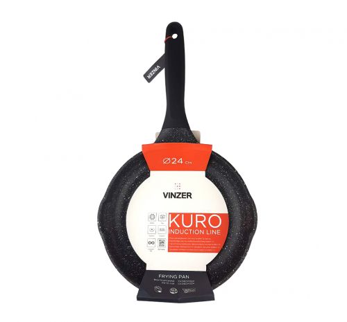 Сковорода VINZER Kuro Induction Line 24 см (50420) - фото 4