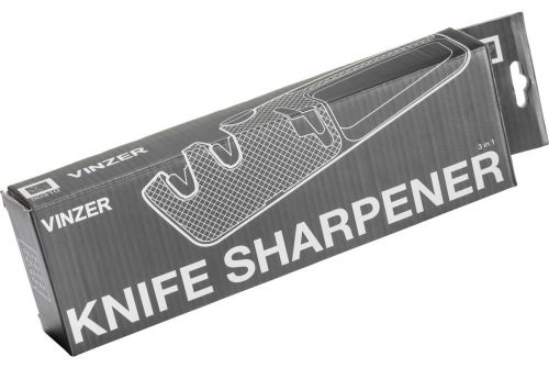 Точило VINZER для ножей и ножниц 3 в 1 с регулировкой угла (50310) - фото 4