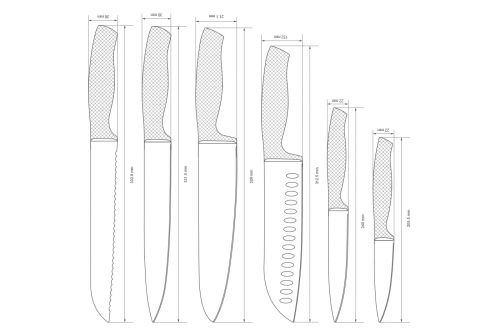 Набір ножів VINZER Elegance 8 пр. (50115) - фото 14