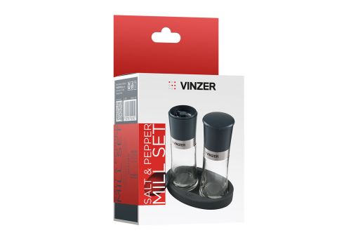 Набор мельниц для соли и перца VINZER 50195 - фото 3