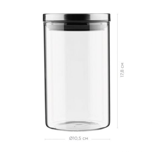 Контейнер для хранения пищевых продуктов VINZER 0,9 л. 17.5x10.5x10.5 см (50235) - фото 3