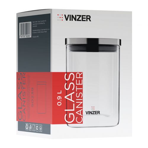 Контейнер для хранения пищевых продуктов VINZER 0,9 л. 50239 - фото 4
