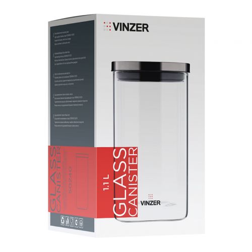 Контейнер для хранения пищевых продуктов VINZER 1,1 л. 50240 - фото 4