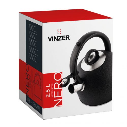 Чайник зі свистком VINZER Nero 2.5 л (50010) - фото 9