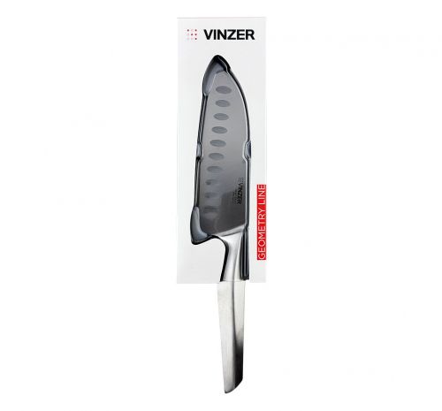 Ніж Santoku VINZER Geometry line 12.7 см (50293) - фото 2