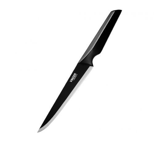 Ніж для м’яса VINZER Geometry Nero Line 20,3 см. (89303) - фото 1