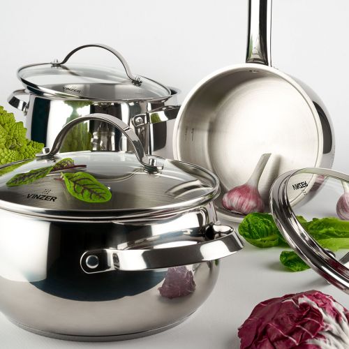 Кастрюля с крышкой VINZER Culinaire series Ø 24 см 7 л (50168) - фото 4