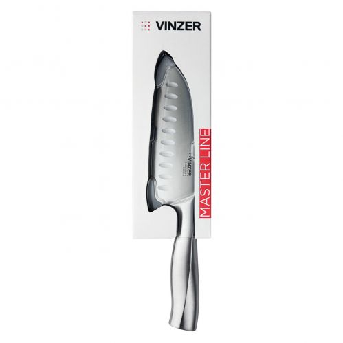 Нож Сантоку VINZER Master line 12.8 см 50602 - фото 4