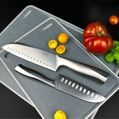 Нож Сантоку VINZER Master line 17 см - фото 5