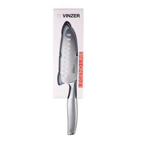 Нож Сантоку VINZER Legend line 12.8 см - фото 4