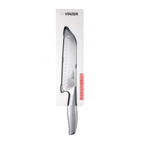 Нож Santoku VINZER Legend line 17 см (50271) - фото 4