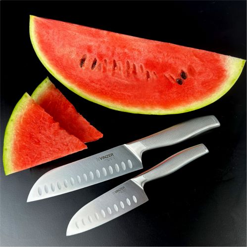 Нож Santoku VINZER Legend line 17 см (50271) - фото 5