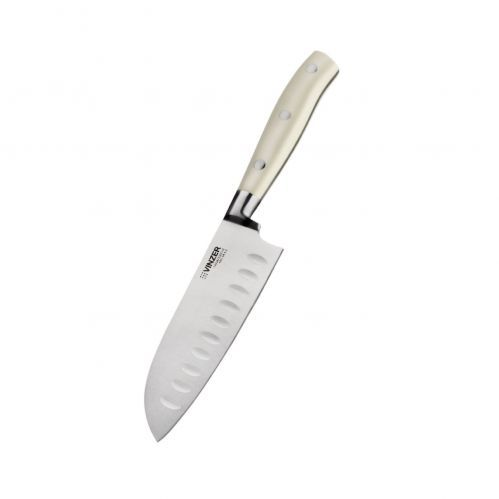 Ніж Сантоку VINZER Ivory line 12.6 см 50275 - фото 1