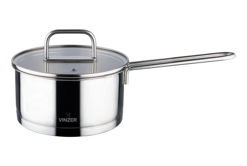 Сотейник з кришкою VINZER Glossy 16 см 1.5 л (50042) - фото 1