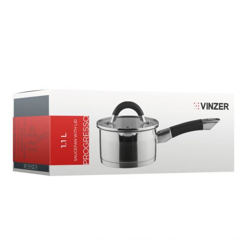 Сотейник с крышкой VINZER Progresso Ø 14 см 1.1 л (89050) - фото 7