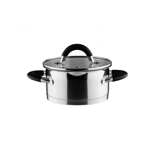 Кастрюля с крышкой VINZER Progresso Ø 18 см 2.4 л (89053) - фото 1