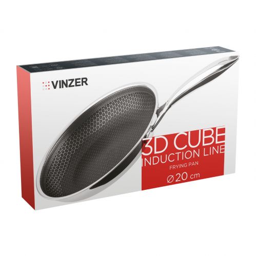 Сковорода VINZER 3D Cube Induction Line 20 см (50400) - фото 8