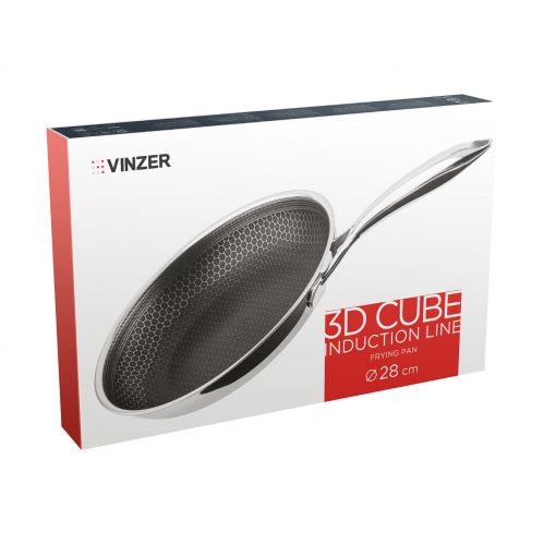 Сковорода VINZER 3D Cube Induction Line 28 см (50403) - фото 8