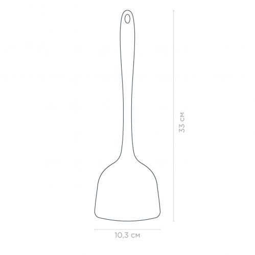 Лопатка VINZER Culinary 33 х 10,3 см. (50663) - фото 2