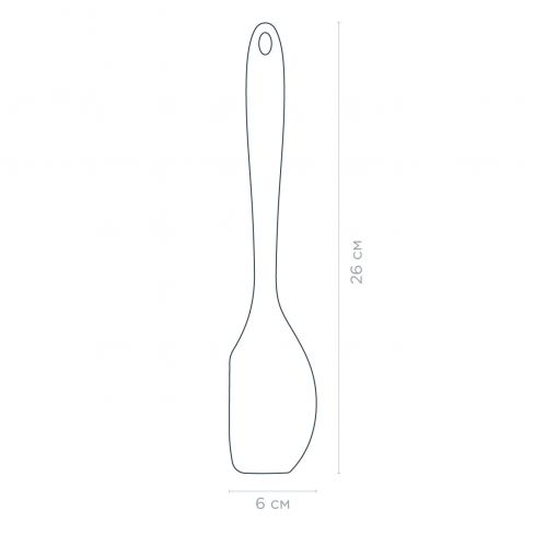 Лопатка VINZER Culinary 26 x 6 см. (50668) - фото 2