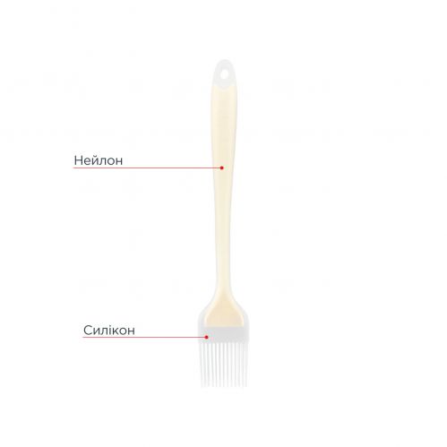 Кисточка кулинарная VINZER Culinary 20,5 х 3,5 см. (50671) - фото 3