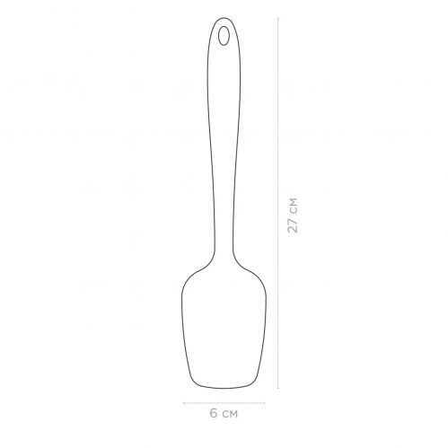 Лопатка VINZER Culinary 27 х 6 см. (50672) - фото 2