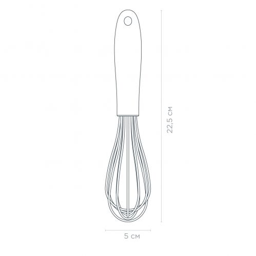 Вінчик VINZER Culinary 22,5 х 5 см. (50675) - фото 2