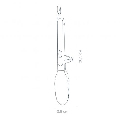 Щипцы сервировочные VINZER Culinary 26,5 x 3,5 см. (50677) - фото 2