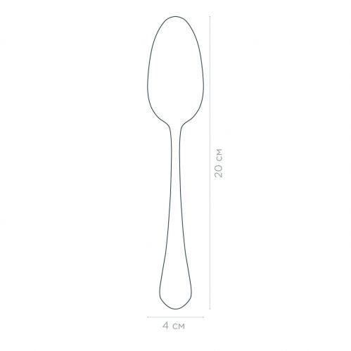Набор столовых ложек VINZER Palermo 2 шт. (50555) - фото 2