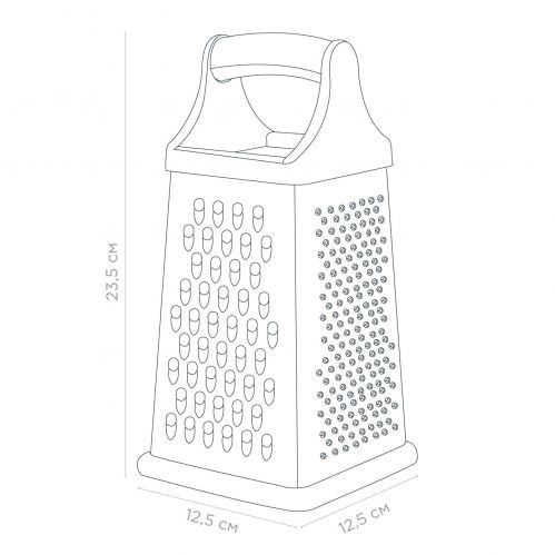 Ручная терка 4 в 1 VINZER (50651) - фото 2