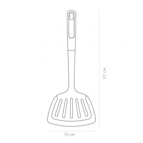 Лопатка с прорезями VINZER Sous-Chef 37х15 см. (50680) - фото 2