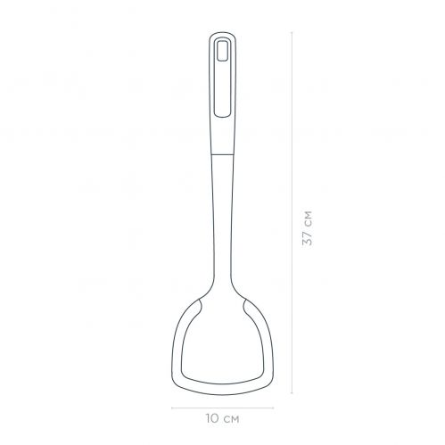 Лопатка VINZER Sous-Chef 37x10 см. (50683) - фото 2