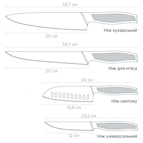 Набор ножей VINZER Legend 5 пр. (50116) - фото 2