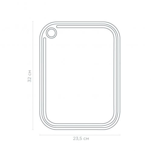 Дошка обробна VINZER 32x23,5 см. (50549) - фото 2