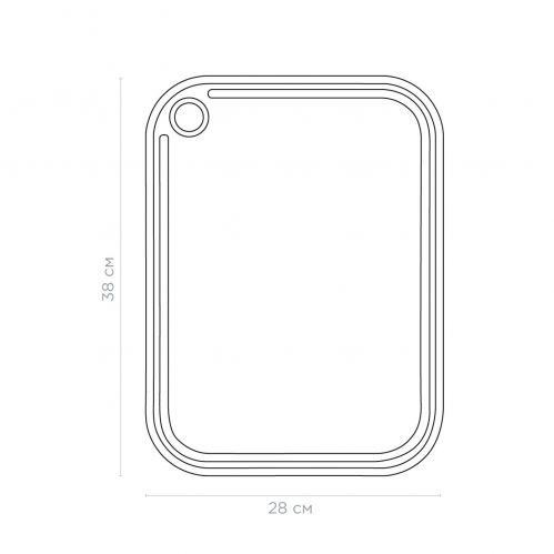 Доска разделочная VINZER 38х28 см. (50550) - фото 2