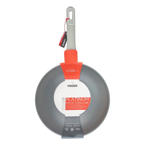 Сковорода Wok VINZER Platinum Induction Line 28 см (50465) - фото 6