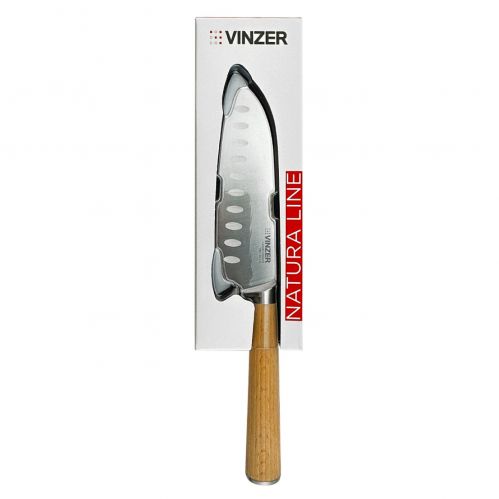 Нож Сантоку VINZER Natura line 12 см (50612) - фото 4