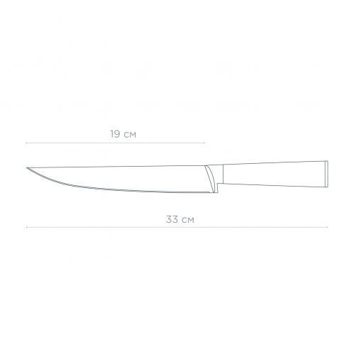 Нож для мяса VINZER Natura line 19 см (50614) - фото 2