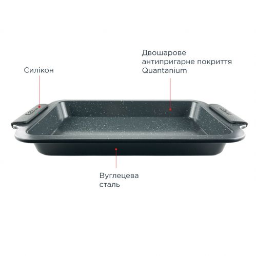 Форма для випікання прямокутна VINZER Dolci Line 18x28 см. (50782) - фото 5