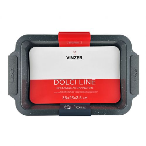 Форма для випікання прямокутна VINZER Dolci Line 18x28 см. (50782) - фото 6
