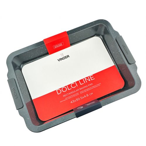 Форма для випікання прямокутна VINZER Dolci Line 24х34 см. (50783) - фото 7