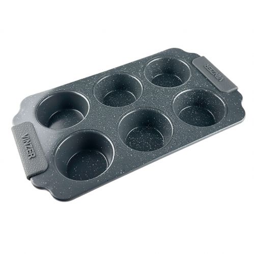 Форма для маффінів прямокутна VINZER 6 шт. Dolci Line 30x17 см. (50785) - фото 4