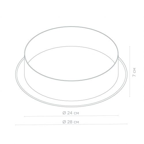 Форма для випікання роз'ємна VINZER Dolci Line 24 см. (50786) - фото 4