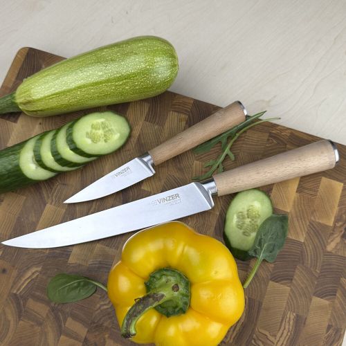 Нож для овощей VINZER Natura line 8 см (50610) - фото 7