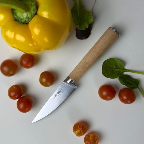 Нож для овощей VINZER Natura line 8 см (50610) - фото 10