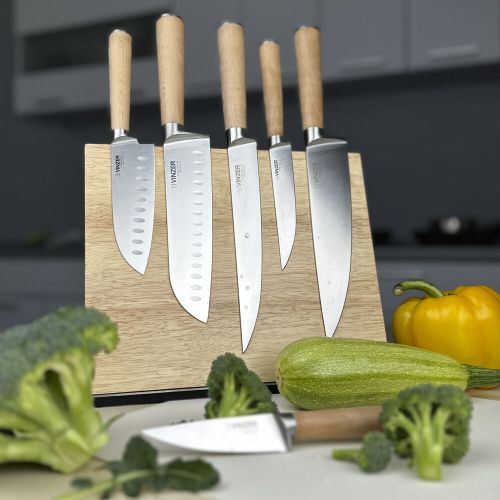 Нож Сантоку VINZER Natura line 12 см (50612) - фото 10